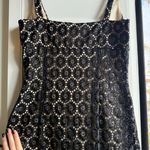 Elie Tahari Cotton Broderie Lace Pencil Dress in Black & Nude size Photo 9