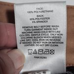 EXPRESS Women Faux Leather Pleated Trousers Tan High Waisted Cropped Pants S Minimalist Photo 9