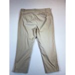Ann Taylor Women's Khaki Straight Leg Ankle Pants Size 14 Photo 1