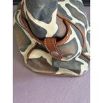 Dooney & Bourke Vintage Giraffe Print Canvas Shoulder Bag Brown Women's Photo 4
