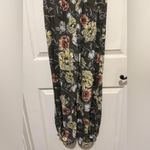 Love, Fire Love Fire Women’s S/P Olive Green Hawaiian Rayon Straight Leg Jumpsuit Photo 7