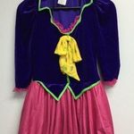 A.L.C. in Wonderland Mad Hatter Dress Halloween Costume Womens Teen Jr Size 7-9 Photo 0