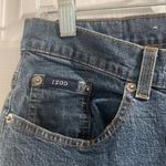 IZOD Vintage Faded Dark Wash Denim Jeans Mom Jeans Classic Minimal Photo 3