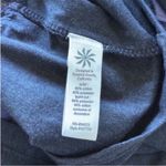 Athleta Vintage  Y2K tie drop waist V-neck Tissue Print T-shirt Photo 7