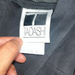 Tadashi Shoji Tadashi Shoji Chiffon Panel Palazzo Wide Leg Sheer Pants Black 10 Photo 7