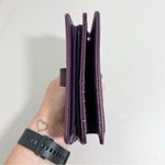 The Sak  Purple Leather Snap Closure Wallet With Card Slots and Coin Pocket Photo 2