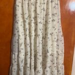 NASHALYLY Women's Chiffon Elastic High Waisted Boho Long Skirt Size XL $35 Green Photo 1