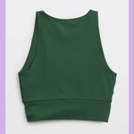 Aerie Green Twist Front Crop Top Photo 3
