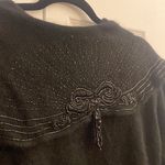 Work in Progress Gladys‎ Bagley silk wool angora blend sweater vintage L new Black Size L Photo 1