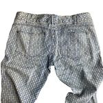 Free People  Womens‎ 27 Diamond Print Skinny Jeans Blue Denim Stretch Photo 4