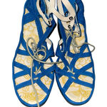 Fly London Blue Sandals with Strappy Design and Open-Toe Style size 7.5 Photo 0
