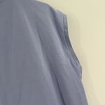 Eileen Fisher  Tunic Top Size Small High Slits Boxy Stretch Blue Lagenlook Cotton Photo 7