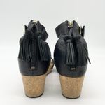 UGG  Womens Zoe Leather Cork Wedge Sandals Size 9.5 Modern Boho Minimalist Chic‎ Photo 2