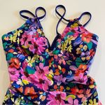 Cupshe Ditsy & Petals Back Round O One-Piece Swimsuit size Medium Padded Cups Photo 7