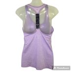 Old Navy Active Purple Loose Elastic Mesh Tank Size Small Photo 1