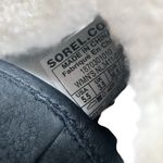 Sorel Phoenix Mid-Calf Boots Moto Shearling Leather Buckle Black Size US 5.5 Photo 10