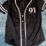 Baseball Tee Shirt Black Size M Photo 0