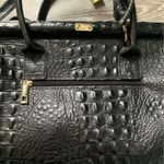 Vittoria Pacini Elegant Black Leather Crocodile Photo 9