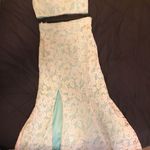 2 Piece Prom Dress Blue Size 0 Photo 0