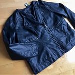 Worthington Faux Leather Lightweight Jacket, Black, Silver, Size 2X, NEW Photo 1