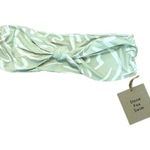 Stone Fox Swim NWT The Lele Top In Aloe Lines Light Green Size Large Photo 0