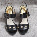 Michael Kors Edgy  Studded “Linden” Block Heel Sandals Sz 8 Photo 3
