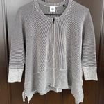 CAbi EUC  Cupid’s Zip Front Striped Sweater Generous XS Photo 0