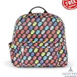 Rolling Stones Soft Saffiano Backpack with Top Zippered Main Photo 9