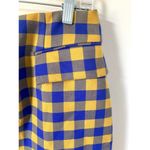 Baum Und Pfedgarten Plaid Checkered Mini Skirt Size 12 Purple Photo 4