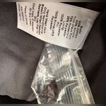 Talbots  Cable Knit Fair Isle Vest with Fur Trim Black/White NWT Size XS Photo 4