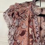 Ulla Johnson  Celestia Dress Blush Pink Size 2 Midi Dress Silk Floral Bohemian Photo 8