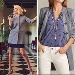 CAbi NEW  Striped Car Coat 5474 Blue Gray Size XS Photo 1