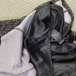 S‎ L Fashions Black White Tweed Fit Flare Short Sleeve Dress Size 12 Photo 2