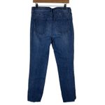 Free People Sunny Skinny Jeans Womens 31 Medium Wash High Rise Distressed Y2K Photo 5