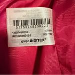 ZARA Vibrant Pink Blazer with Black Buttons Size Small NWT Photo 3