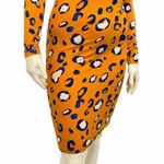 Target Philip Lim for Women’s XS blue Orange long sleeve Leopard Dress Photo 2
