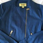 Maralyn & Me Blue Twill Motto Jacket Photo 1