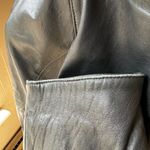 Kanar Black Leather Single Button Blazer Suit Style Vintage 80s Jacket Clubbing Size undefined Photo 5