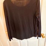 Jockey Women's Elegant Black Blouse Size L Photo 2