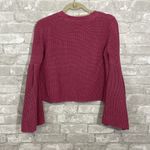 Free People  Damsel Rose Bell Sleeve Sweater Photo 3