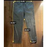 Ann Taylor  Metallic Foil Dress‎ Pants Petite 2 Photo 4