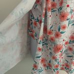 Maacie Maternity One Piece Swim Dress Pregnancy Swimwear Floral White Large NEW Photo 2