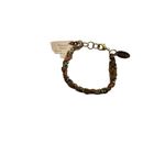 Green Sewn limited edition sustainable style vintage Sari bracelet NWT good karm Tan Photo 4