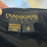 Donna Karan Donna Karen Womens Skirt Size 4 Pure Wool Black Slit Office Business Workcore Photo 9