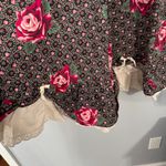 Handmade Vintage  Rose Floral Skirt w/ Ruffle Hem Approx Women's Size XS / 24" W Photo 1