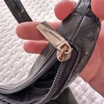 wilson's leather Vintage Wilson’s Genuine Leather Shoulder Bag Black Purse Photo 5