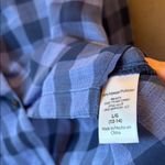 Faded Glory  Plaid Button-Up Women's Top large Photo 2