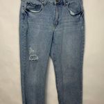 Sincerely Jules  Distressed Light Wash Raw Hem Distressed Jeans Sz 29 Photo 0