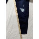 Celebrity Pink  Jeans Womens 13/31 Blue distressed Raw Hem Stretch Dark Wash Photo 6