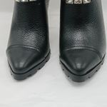 Karl Lagerfeld Boot Women 6.5 Black Leather Crystal Whimsigoth Western Glam Moto Photo 2